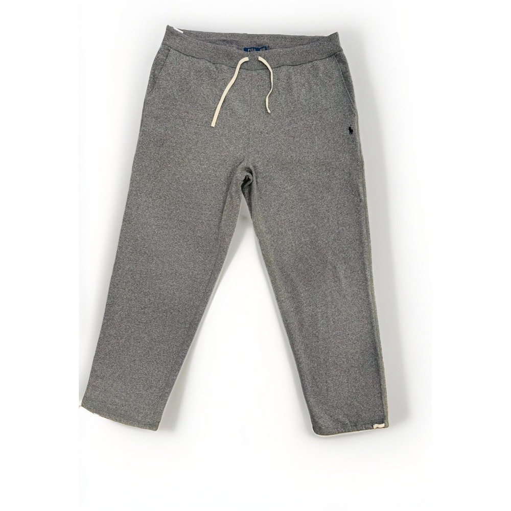 NWT Polo Ralph Lauren Men's Gray Jogger Sweatpants Sz 3XLT 711548562005 Preppy